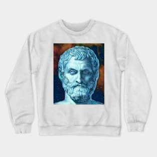 Thales of Miletus Portrait | Thales of Miletus Artwork 5 Crewneck Sweatshirt